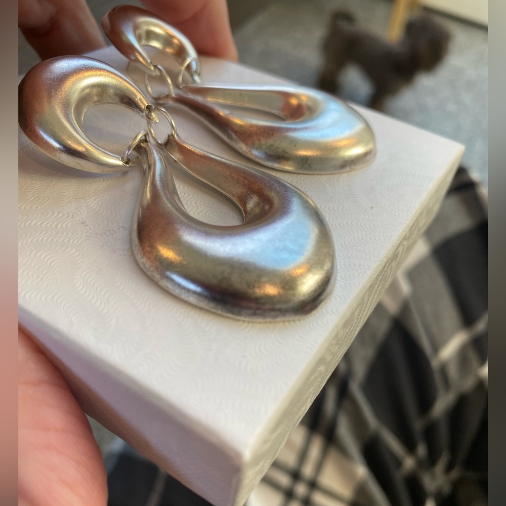 Solid Sterling Silver Earrings - image 8